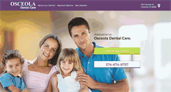 Desktop Screenshot of osceoladentalcare.com