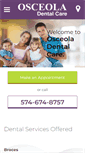 Mobile Screenshot of osceoladentalcare.com